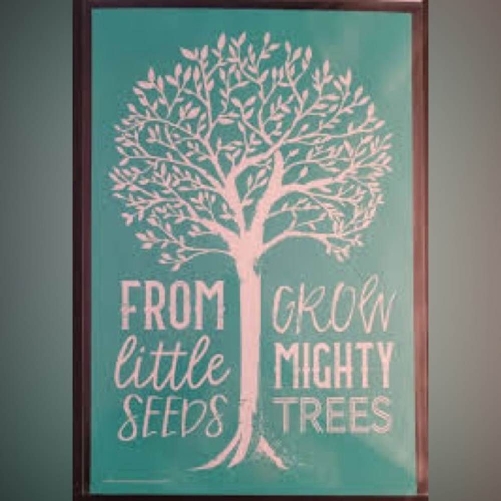 * FROM LITTLE SEEDS ~ Chalk Couture Reusable Transfer Stencil - 12x18 Size C